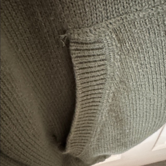 VTG Izod Men's Olive Zip-Up Hooded Sweater SZ XL - Picture 5 of 5